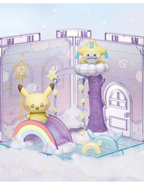 Load image into Gallery viewer, Takara Tomy Pokemon PokePeace Sweets Shop Pikachu &amp; Jirachi (Character Toy)
