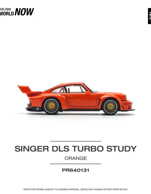 Load image into Gallery viewer, POPRACE 1/64 SINGER DLS TURBO (TRACK) ORANGE *New Tooling Model Car
