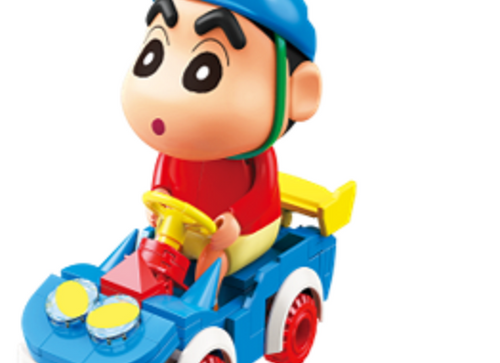 Load image into Gallery viewer, Qman Keeppley Building Blocks #K20618 - Crayon Shinchan Shinchan's super car
