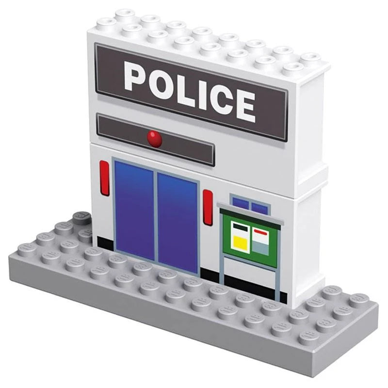 Takara Tomy Tomica Plarail Blocks Fire Patrol Set