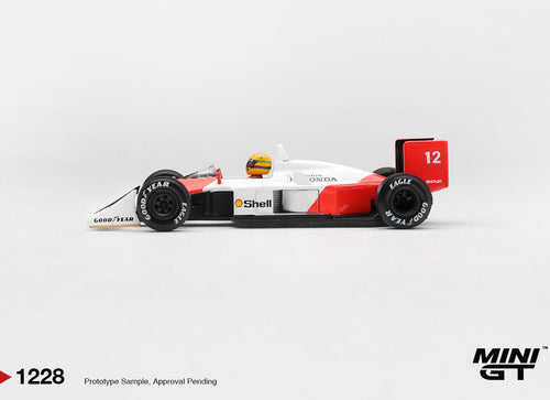 Load image into Gallery viewer, (Pre-Order) Mini GT #1228 McLaren MP4/4 No.12 Ayrton Senna 1988 Canadian Grand
