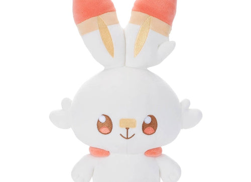 Load image into Gallery viewer, Takara Tomy Arts Pokemon PokePiece Mocchi Mocchi Style Plush Toy Scorbunny
