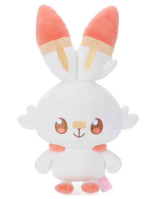 Load image into Gallery viewer, Takara Tomy Arts Pokemon PokePiece Mocchi Mocchi Style Plush Toy Scorbunny
