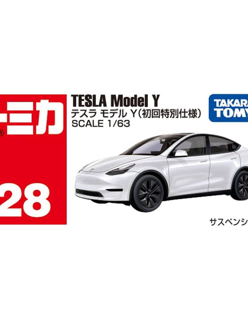 Load image into Gallery viewer, Takara Tomy Tomica 1/63 Diecast Model Car No.28－Tesla Model Y (1st)
