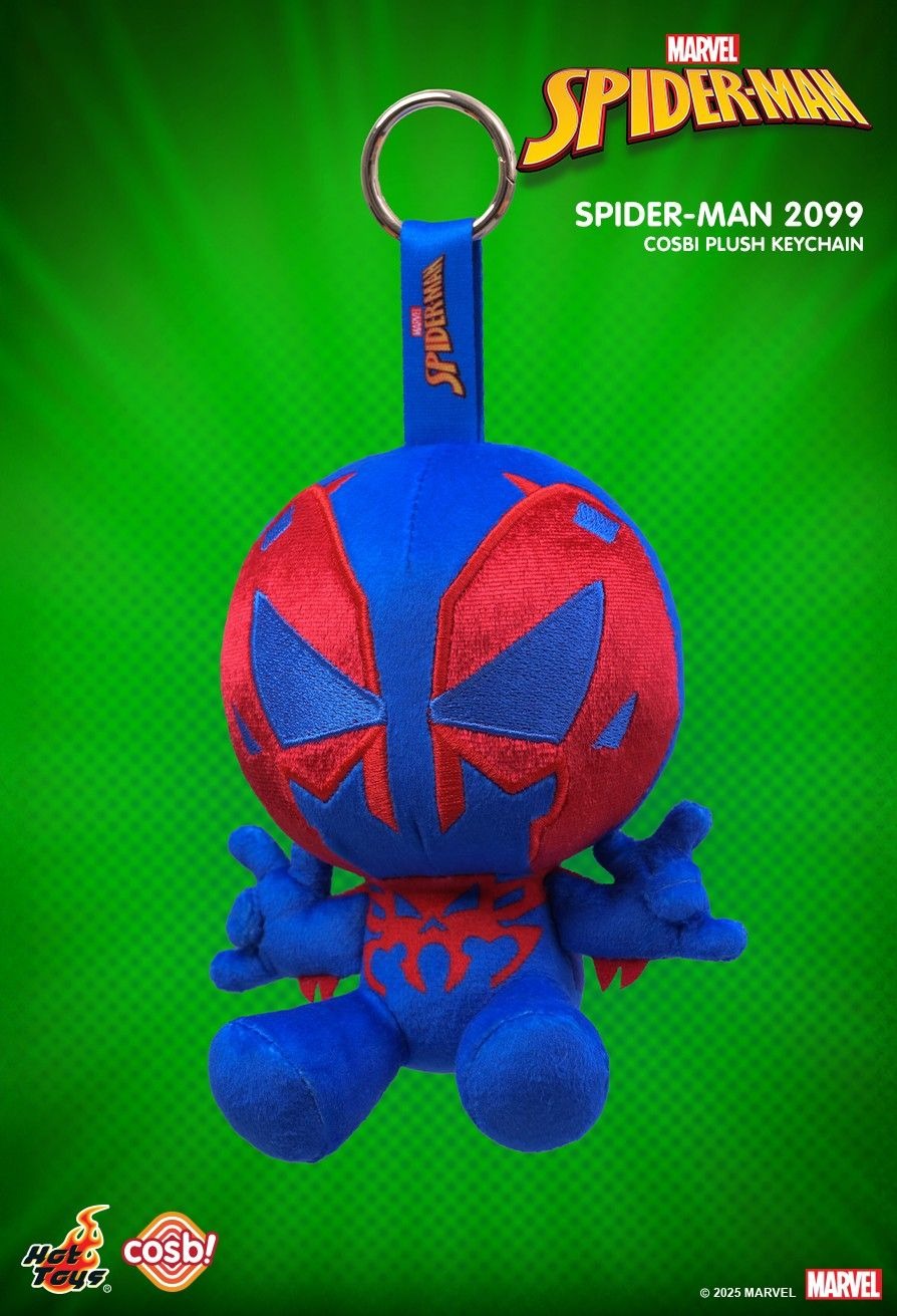 Hot Toys Spider-Man Marvel Comic Cosbi Plush Keychain Collection (Full set of 6)