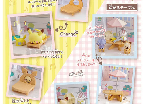 Load image into Gallery viewer, Takara Tomy 	Pokemon PokePeace Let`s Party Garden with figures set
