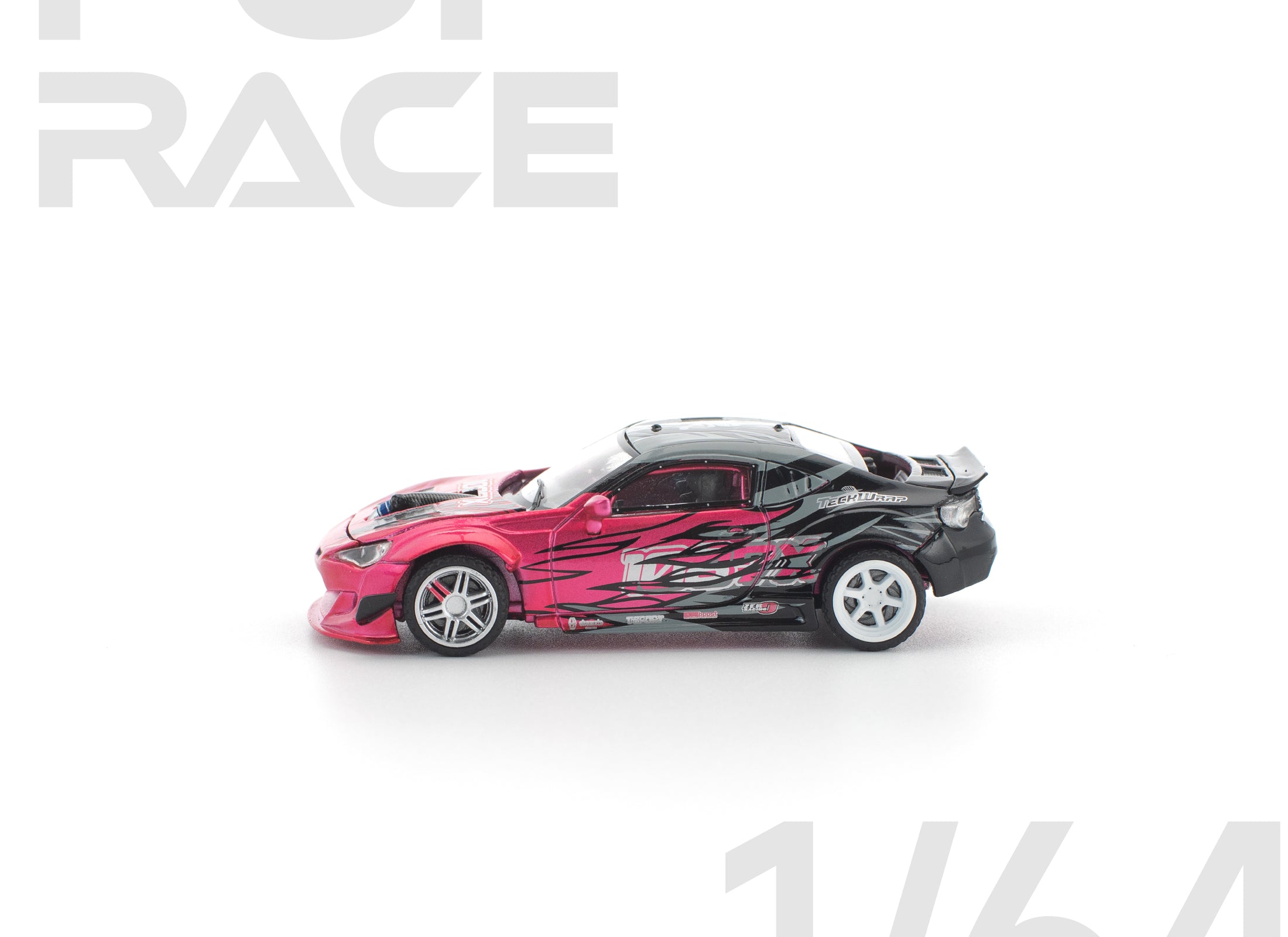 (Pre-order) POPRACE 1/64 1087x GT86 Team Diecast Mdoel Car