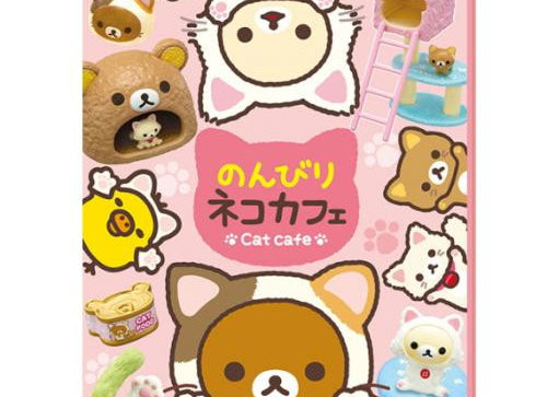 Load image into Gallery viewer, Re-ment Rilakkuma Nonbiri Cat Cafe Miniature Collectible Full set of 8
