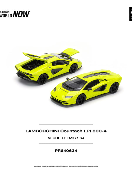 (Pre-order) POP RACE LAMBORGHINI COUNTACH LPI 800-4 VERDE THEMIS #PR640634