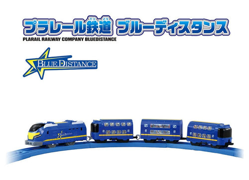 Load image into Gallery viewer, Takara Tomy Plarail S-46 Plarail Railway Blue Distance Sleeper Express Train
