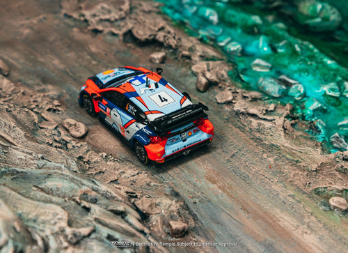 Load image into Gallery viewer, Tarmac Works 1:64 Hyundai i20 N Rally1 Hybrid Rally Sweden 2024
