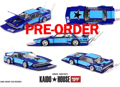 Load image into Gallery viewer, (Pre-order) Kaido House X Mini GT KAIDO STAR V2 Model Car #KHMG252
