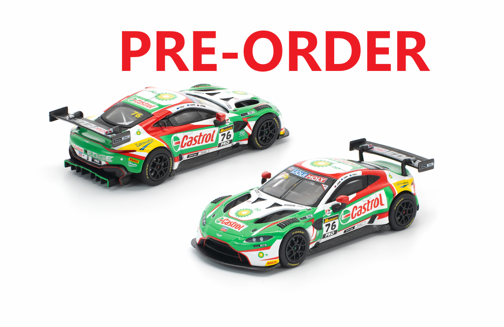 (Pre-order) POPRACE 1/64 ASTON MARTIN VANTAGE GT3 BATHURST 12H 2020 Model Car