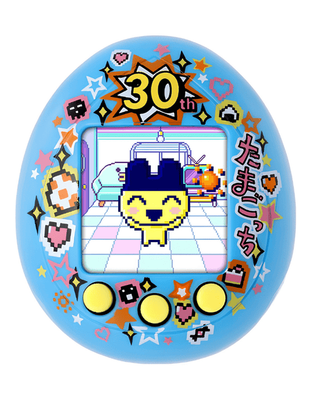 Bandai - Tamagotchi Nano Mametchi Memories 30th Anniversary Blue Digital Pet Toy