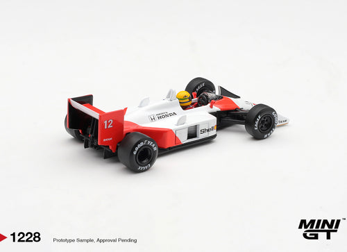 Load image into Gallery viewer, (Pre-Order) Mini GT #1228 McLaren MP4/4 No.12 Ayrton Senna 1988 Canadian Grand
