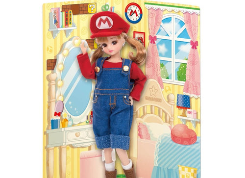 Load image into Gallery viewer, Takara Tomy Licca LD-33 Super Mario Daisuki Rika-chan (Licca-chan) Doll
