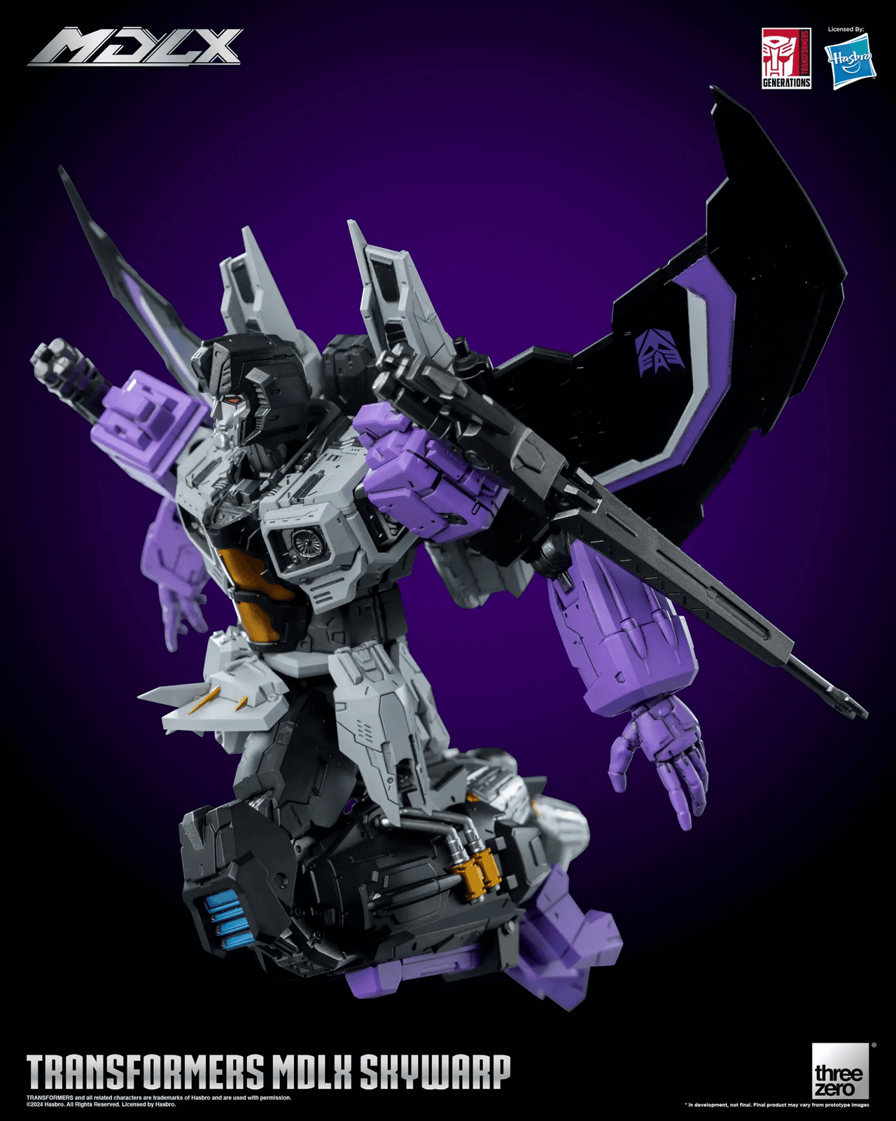 Threezero Transformers MDLX Action Figure Skywarp 20 CM