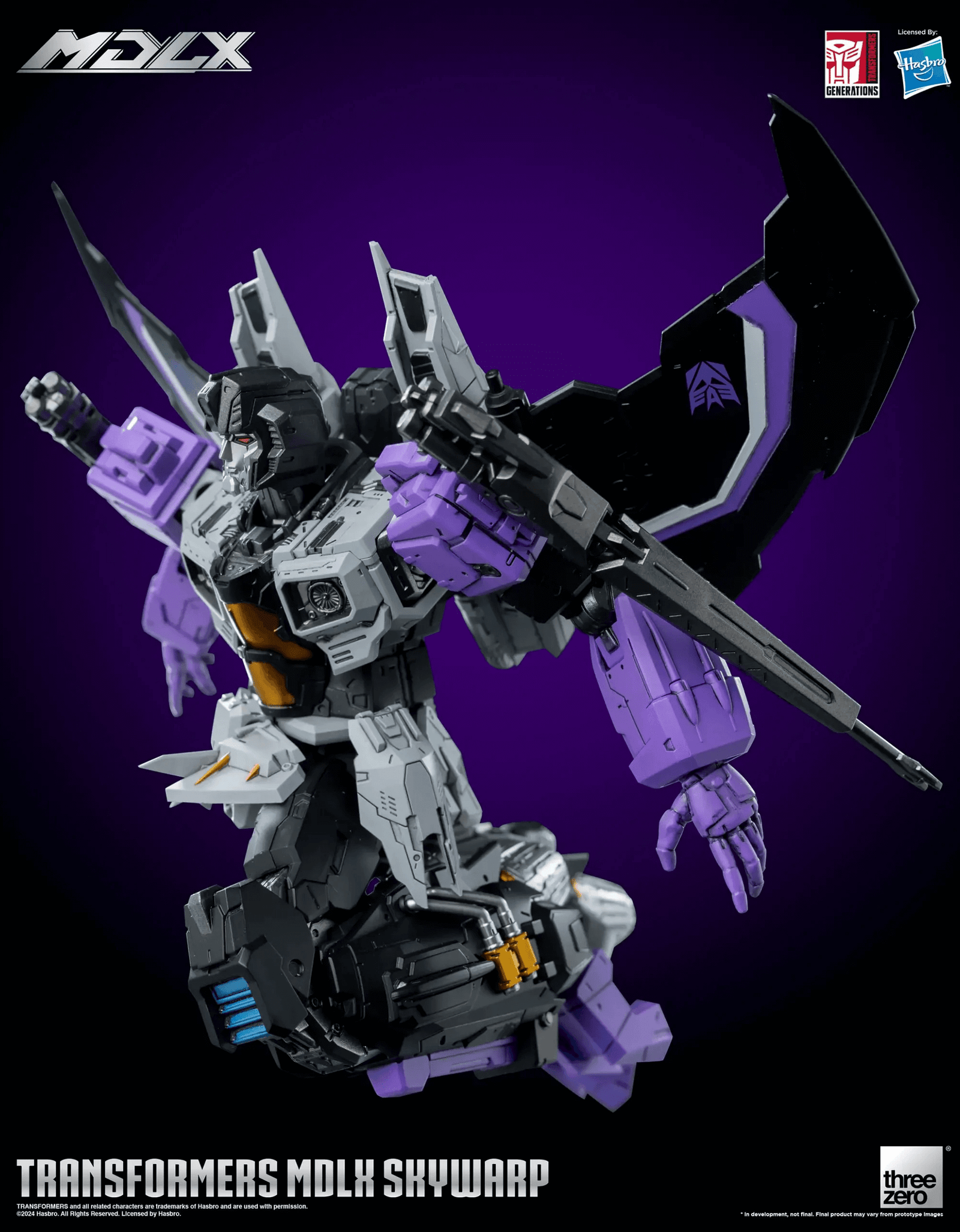 Threezero Transformers MDLX Action Figure Skywarp 20 CM