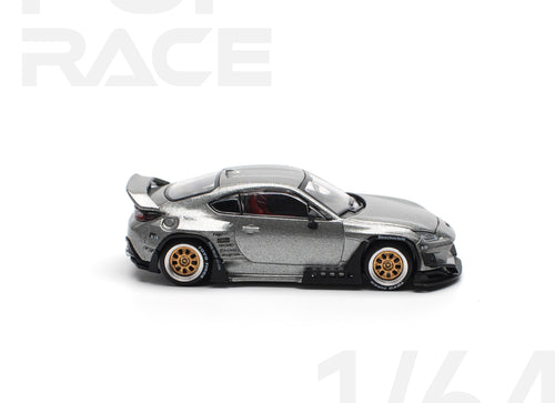 Load image into Gallery viewer, POPRACE 1/64 PANDEM GR86 - SILVER (NEW TOOLING) Model Car

