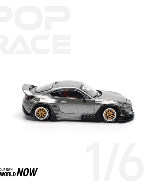 Load image into Gallery viewer, POPRACE 1/64 PANDEM GR86 - SILVER (NEW TOOLING) Model Car
