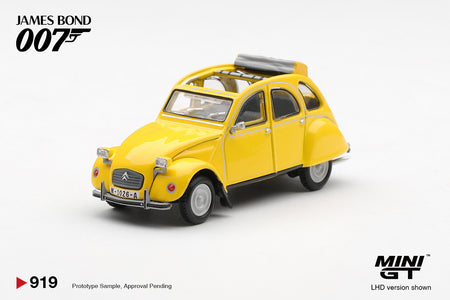 (Pre-order) Mini GT 1/64 #919 007 Citroën 2CV For Your Eyes Only w/Eng Poster
