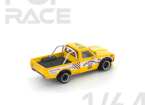 Load image into Gallery viewer, POPRACE 1/64 PANDEM DATSUN 620 - MOONEYES Diecast Model Car
