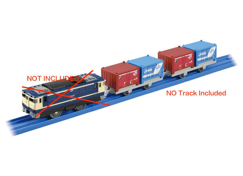 Load image into Gallery viewer, Takara Tomy Plarail Train KF-05 JR Container Freight Cars
