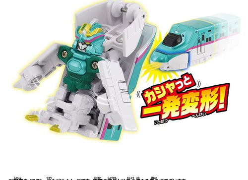 Load image into Gallery viewer, Takara Tomy Shinkansen Deformation Robot SHINKALION CW Quick Change! E5 Hayabusa
