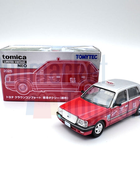 Takara Tomy Tomytec Limited Vintage NEO Toyota Crown Comfort HK Taxi Red