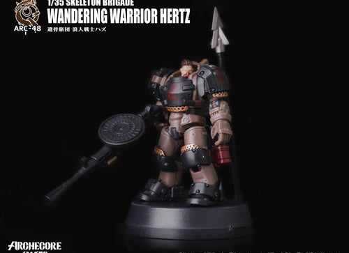 Load image into Gallery viewer, ARCHECORE ARC-48 Skeleton Brigade Wandering Warrior Hertz Action Figure Set
