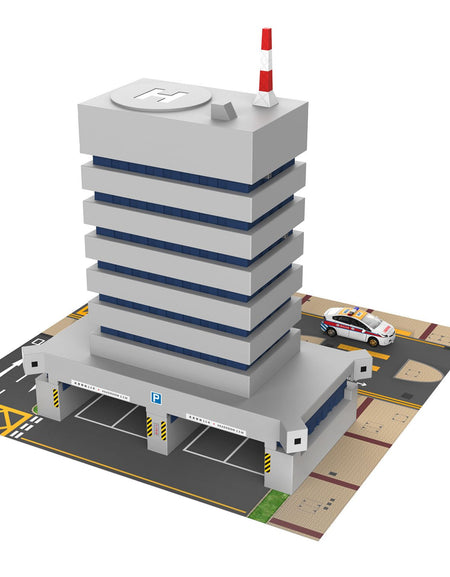 TINY Hong Kong City Ps2 Fit 1/64 for 1/76 police station for police car