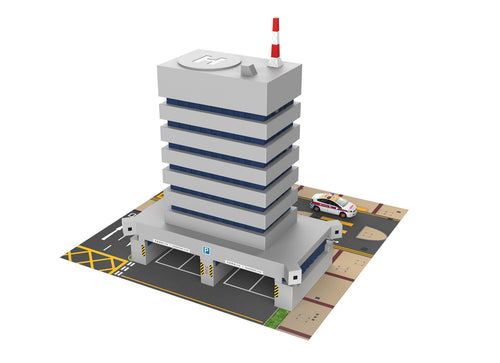 Load image into Gallery viewer, TINY Hong Kong City Ps2 Fit 1/64 for 1/76 police station for police car
