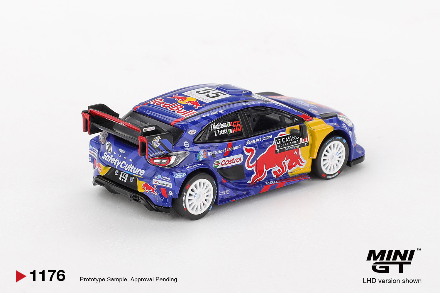 (Pre-order) MINI GT #1176 Ford Puma Rally1 #55 M-Sport Ford WRT 2025 Monte-Carlo