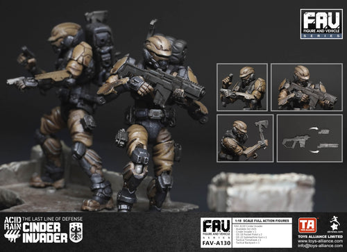 Load image into Gallery viewer, Acid Rain x Toy Alliance FAV-A130 Cinder Invader Cinder Invader 1/18 Figure
