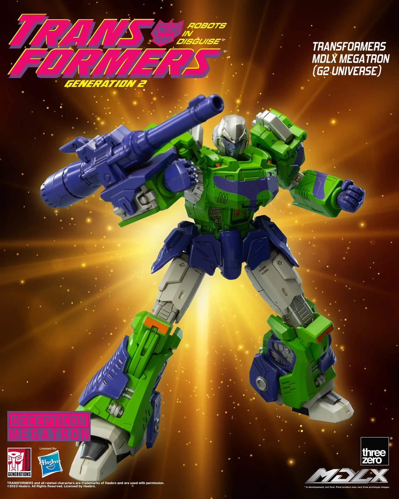Threezero MDLX Action Figure - Transformers Megatron (G2 Universe)