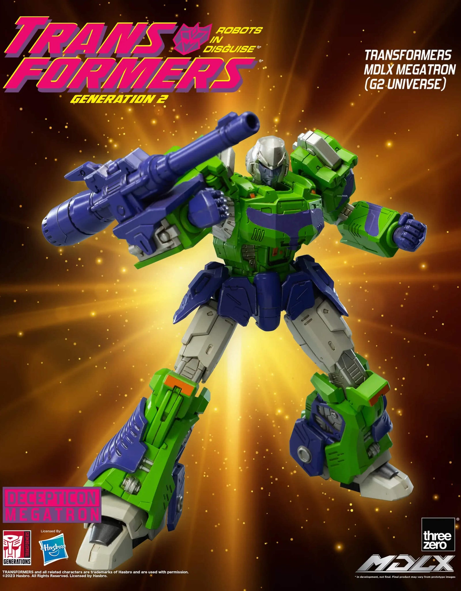 Threezero MDLX Action Figure - Transformers Megatron (G2 Universe)