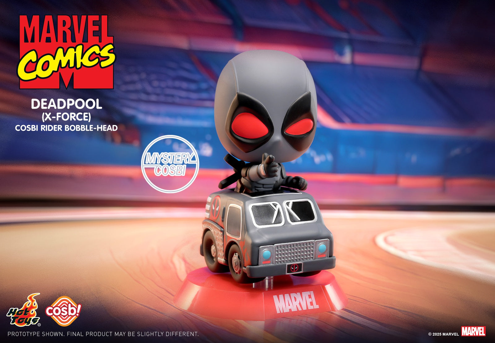 Hot Toys Marvel Comics - Marvel Cosbi Rider Bobble-Head Collection (Set of 6)