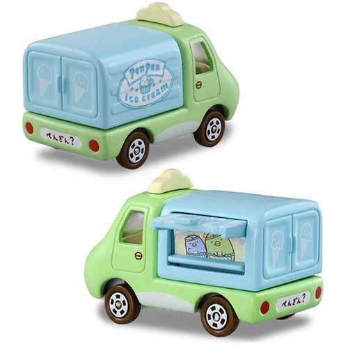 Load image into Gallery viewer, Takara Tomy Dream Tomica #149 Sumikkogurashi Penguin Ice Cream Diecast Toy Car
