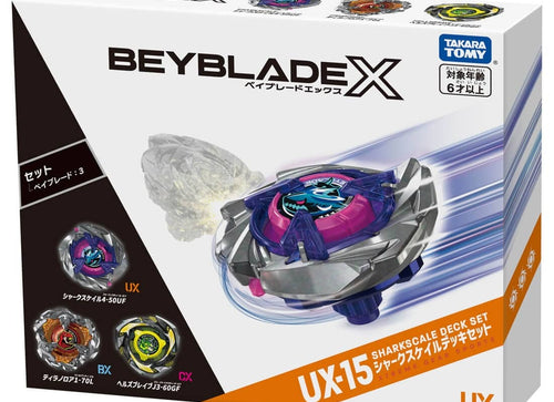 Load image into Gallery viewer, (Pre-order / Shipping Date: end of Jul 2026) Takara Tomy Beyblade X Booster UX-15 SharkScale Deck Set

