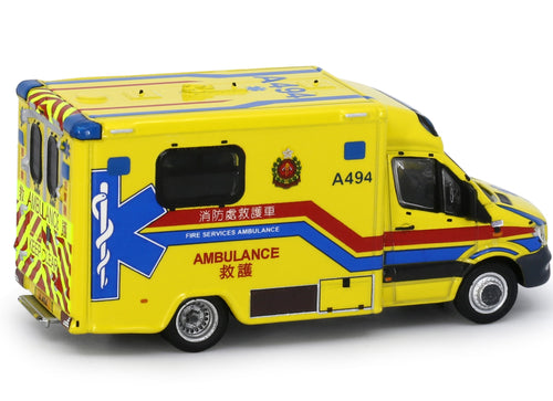 Load image into Gallery viewer, Tiny City Die-cast Model Car - MERCEDES-BENZ Sprinter FL HKFSD Ambulance (A294)

