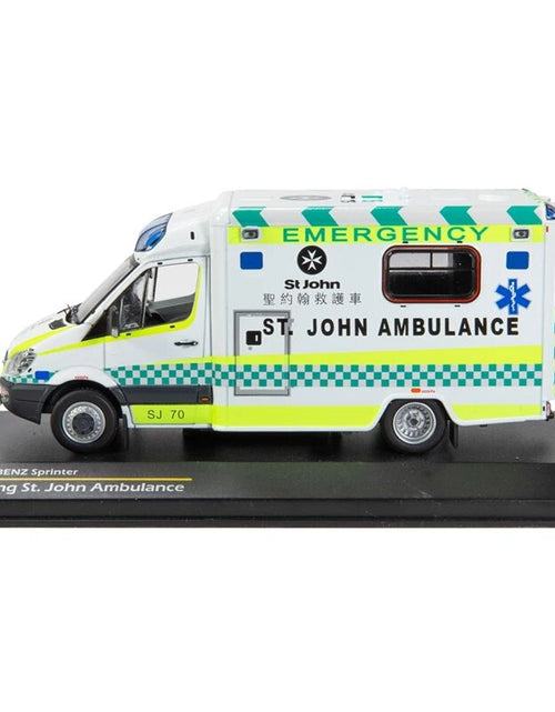 Load image into Gallery viewer, Tiny City Hobby 1/43 Mercedes-Benz Sprinter St. John Ambulance (SJ70) Model Car
