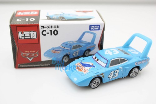 Load image into Gallery viewer, Tomica Takara Tomy Disney Movie CARS 2 Blue KING C-10 Car Rescue Diecast Toy
