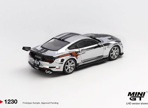 Load image into Gallery viewer, (Pre-order) Mini GT #1230 Shelby GT500 Dragon Snake Concept Chrome Silver
