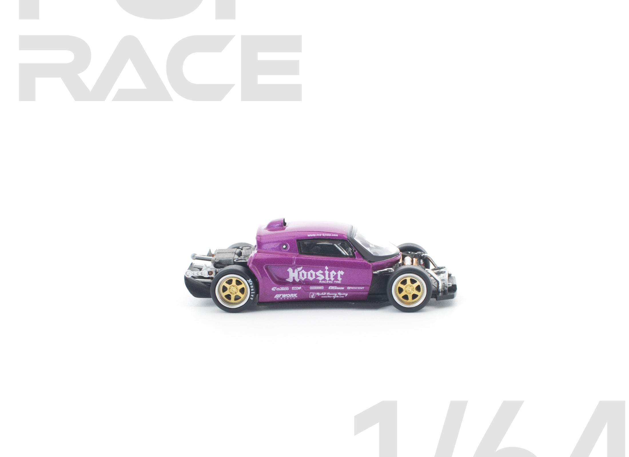 (Pre-order) POPRACE 1/64 PANDEM LOTUS ELISE PURPLE Model Car #PR640448