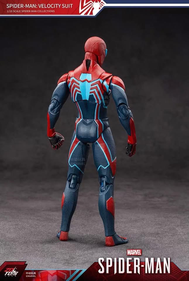 ZD Toys Marvel Avengers 1/10 Spider-Man Velocity Suit Action Figure Set