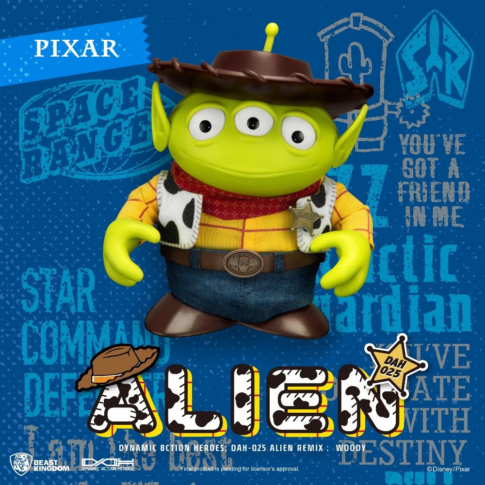 Beast Kingdom Disney TOY STORY DAH-025 Alien Remix Woody (Diorama Stage)