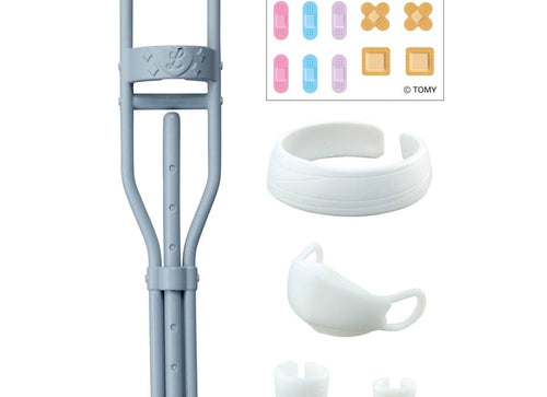 Load image into Gallery viewer, Takara Tomy Licca Chan Doll Accessories Set - Crutch and Treatment Set
