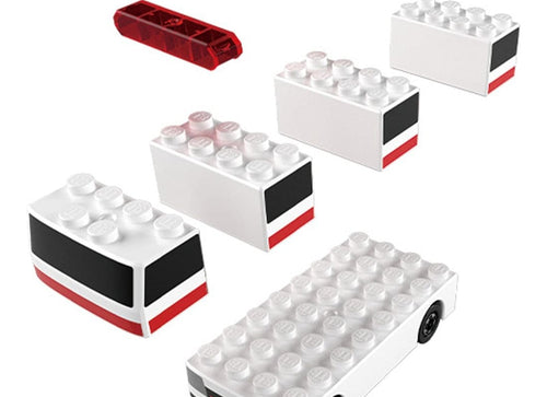 Load image into Gallery viewer, Takara Tomy Tomica Plarail Blocks Ambulance set
