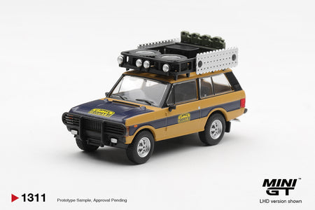 (Pre-order) Mini GT #1311 Range Rover 1981 Camel Trophy N.Sudmann & F.Hofmann