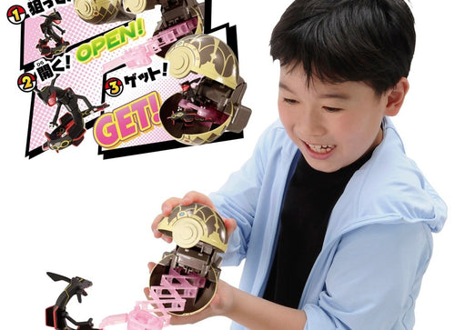 Load image into Gallery viewer, Takara Tomy Pokemon Moncolle Black Rayquaza Ancient Monster Ball Capture
